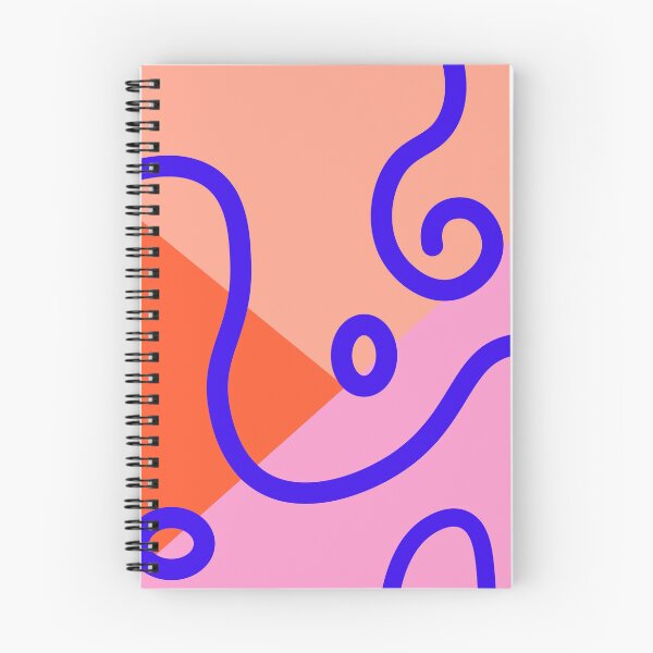 Item preview, Abstract trendy art// Good energy colors // Pink Peach Blue// Geometric painting Art Print designed and sold by Orpaz Harush.
