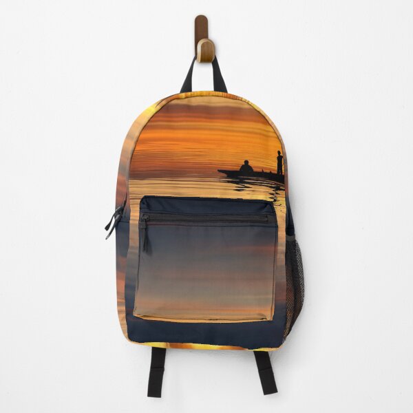 Item preview, Boat In A Glassy Sunset designed and sold by Taceo10.