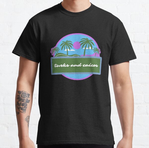 Turks & Caicos Men's Classic T-Shirt Souvenirs – 29 Degrees