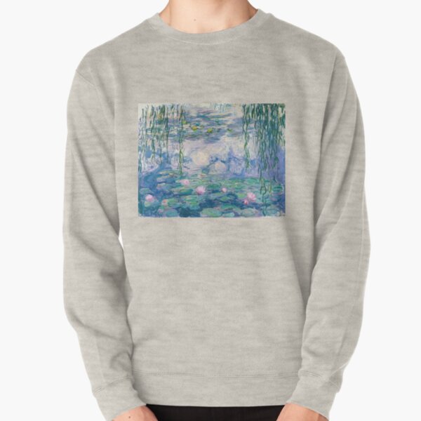 Water Lilies Claude Monet Fine Art Pullover Sweatshirt