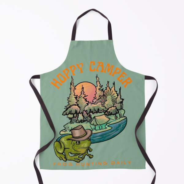 Item preview, Hoppy Camper Frog Camping designed and sold by CampK80.