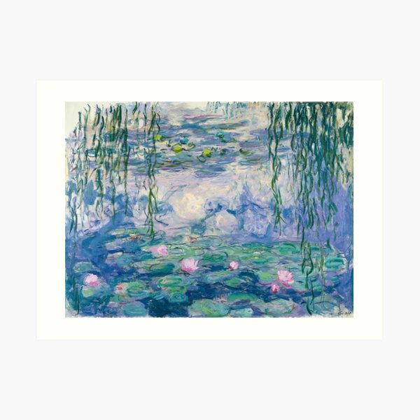 Water Lilies Claude Monet Fine Art Art Print