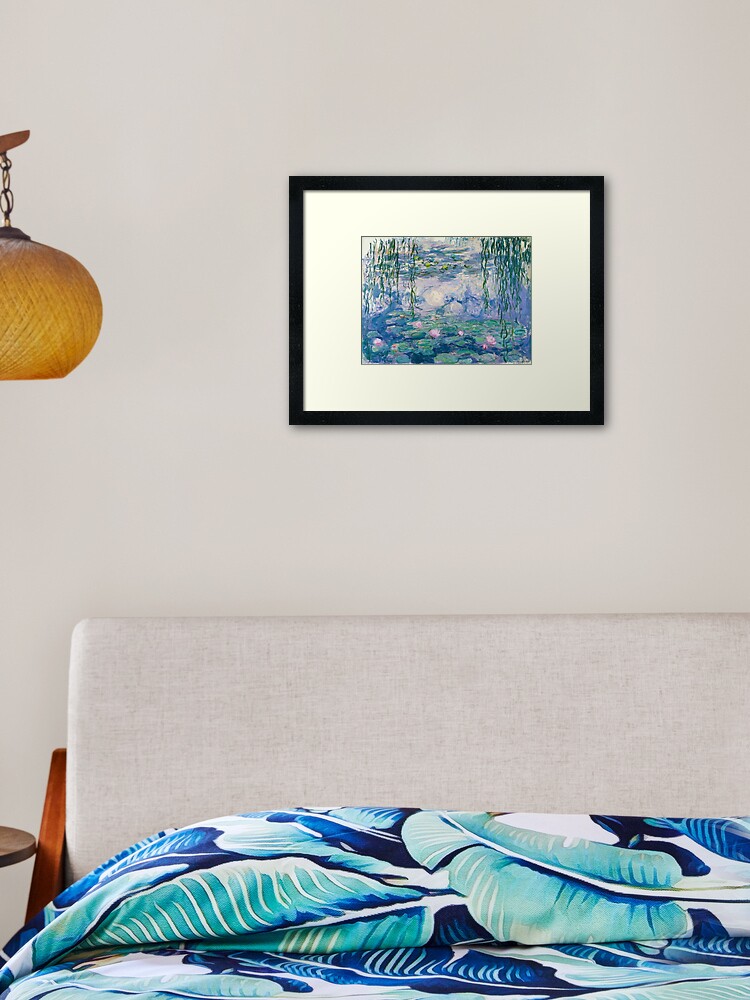 Thumbnail 2 of 7, Framed Art Print, Water Lilies Claude Monet Fine Art designed and sold by bragova.