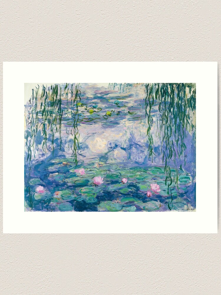 Alternate view of Water Lilies Claude Monet Fine Art Art Print
