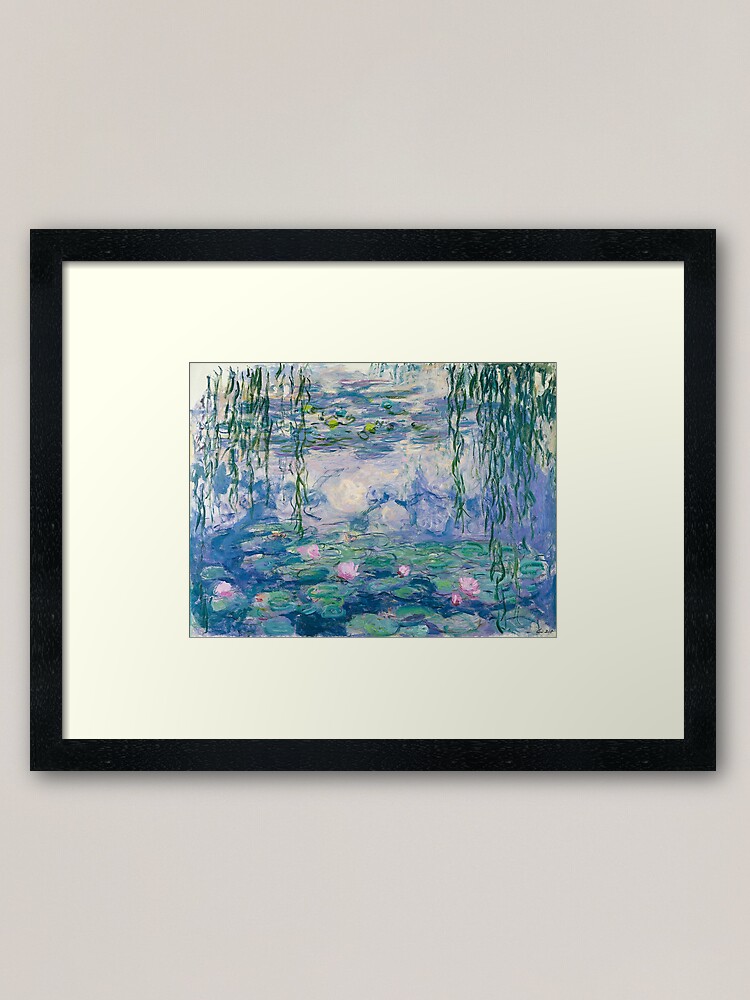 Thumbnail 1 of 7, Framed Art Print, Water Lilies Claude Monet Fine Art designed and sold by bragova.
