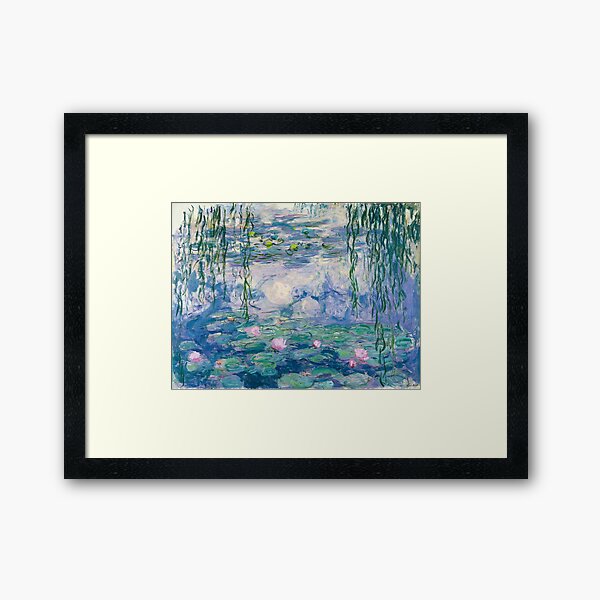Water Lilies Claude Monet Fine Art Framed Art Print