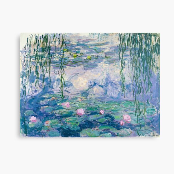 Water Lilies Claude Monet Fine Art Metal Print