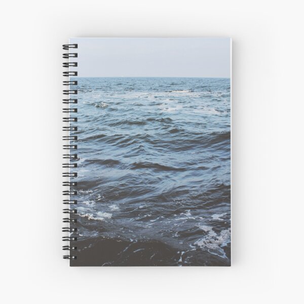 Ocean Wave Spiral Notebook