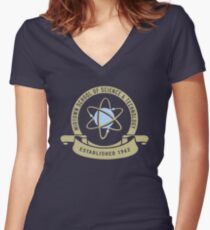 Midtown School of Science and Technology Women's Fitted V-Neck T-Shirt