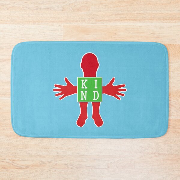 Item preview, Human figure - KIND - Red and light green colors - Slab font designed and sold by RainbowWordLand.