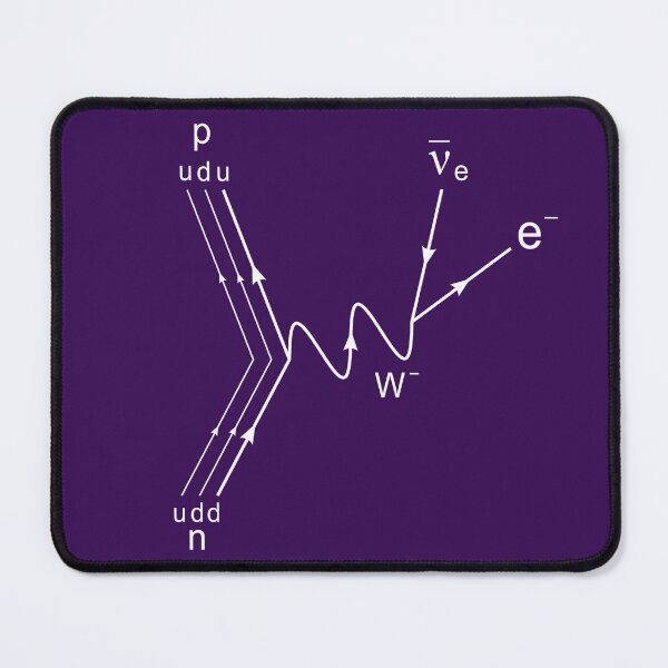 Item preview, Feynman diagram purple designed and sold by NoetherSym.