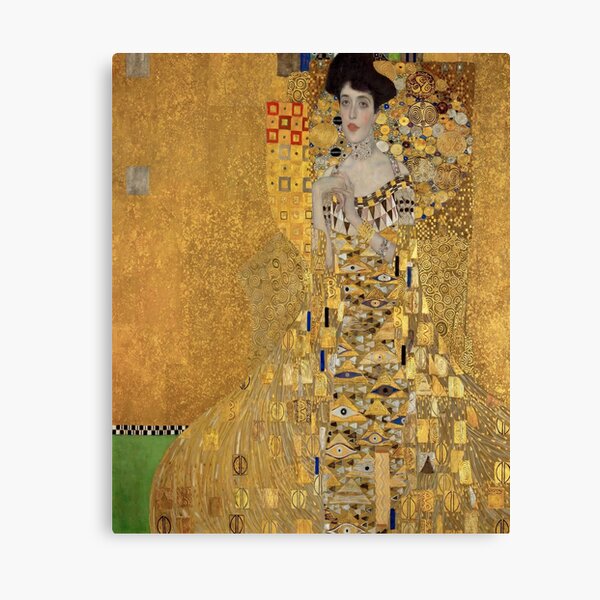 Aperçu de l'œuvre Portrait d'Adèle Bloch-Bauer Gustav Klimt créée et vendue par PuzzleWuzzle.