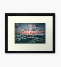 Sunset Paradise Framed Print