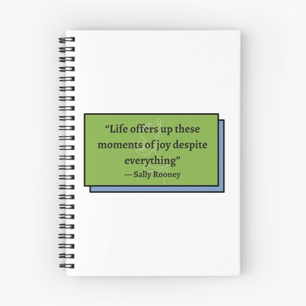 Item preview, Normal People book Quote  designed and sold by OumaMerch.
