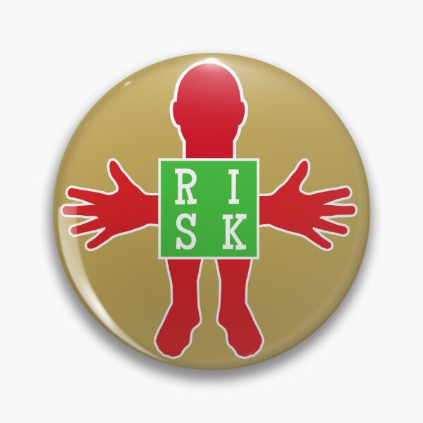 Item preview, Human figure - RISK - Red and light green colors - Slab font designed and sold by RainbowWordLand.