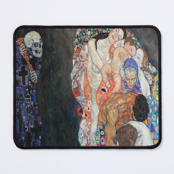 Aperçu de l'œuvre La mort et la vie Gustav Klimt créée et vendue par PuzzleWuzzle.