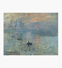 Monet Impression Sunrise Fine Art Photographic Print