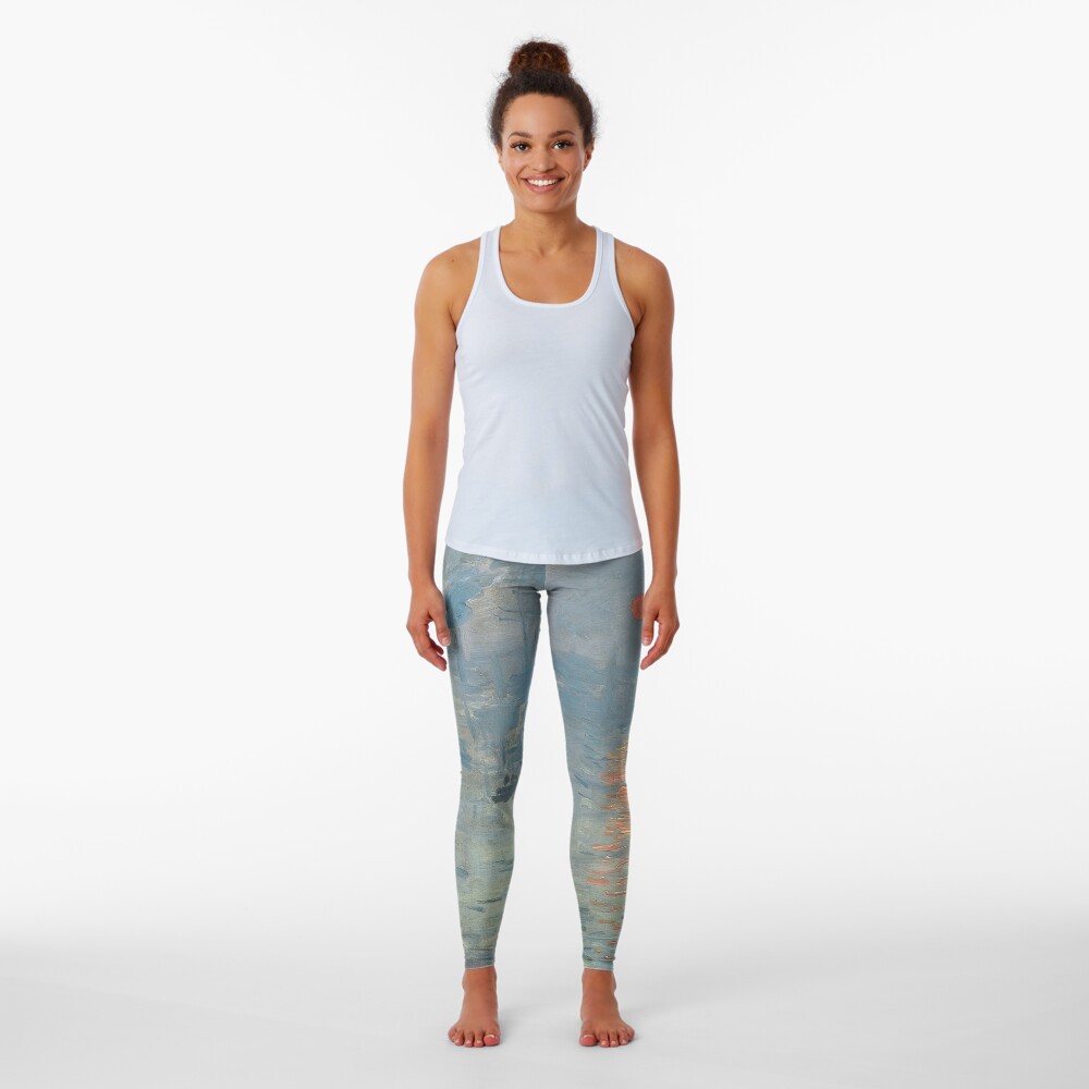 Monet Impression Sunrise Fine Art Leggings
