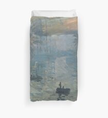 Monet Impression Sunrise Fine Art Duvet Cover