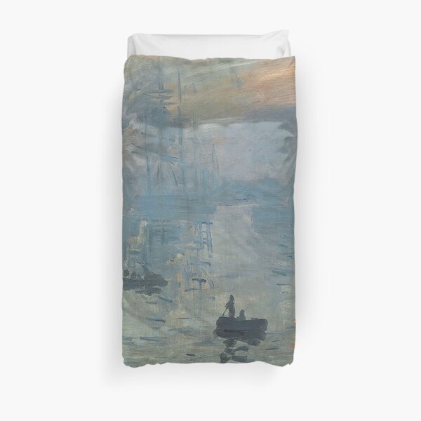 Monet Impression Sunrise Fine Art Duvet Cover