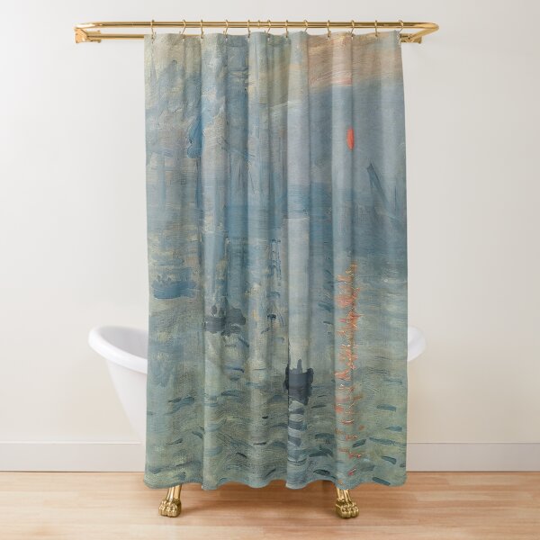 Fishing Shower Curtain Tree of Life with Marine Hunting Objects