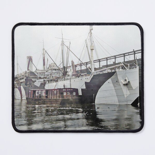 Item preview, Dazzle Camouflaged Ship / USS President Grant c1919 designed and sold by ersartz.