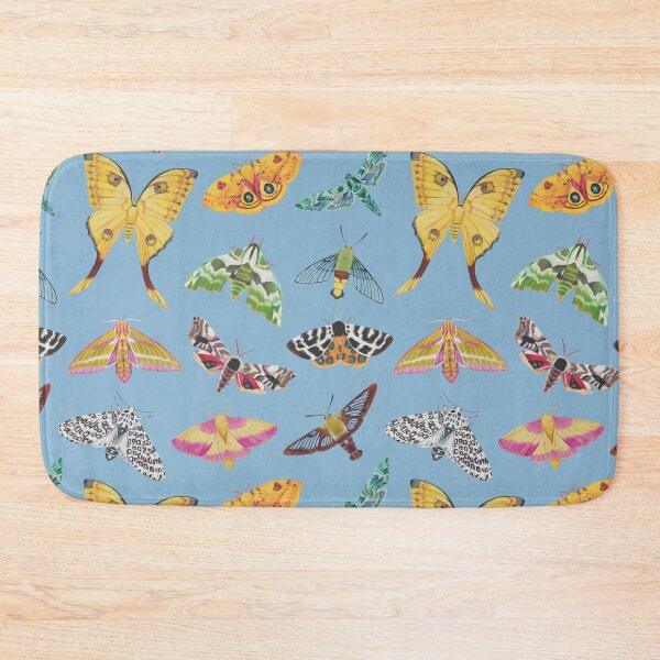 Item preview, Big Blue Moth Pattern designed and sold by wedew3.