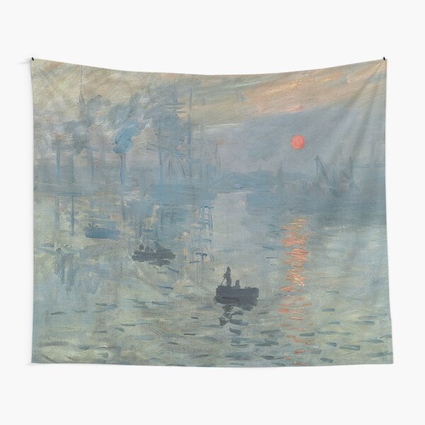 Monet Impression Sunrise Fine Art Tapestry