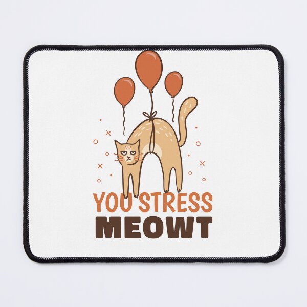 Item preview, Stress me out cat  designed and sold by Cyrenaica 1949.