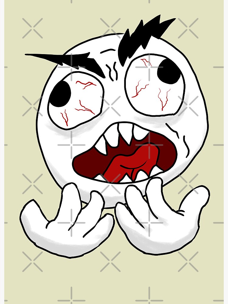 Angry Troll Face Social Media | Art Board Print