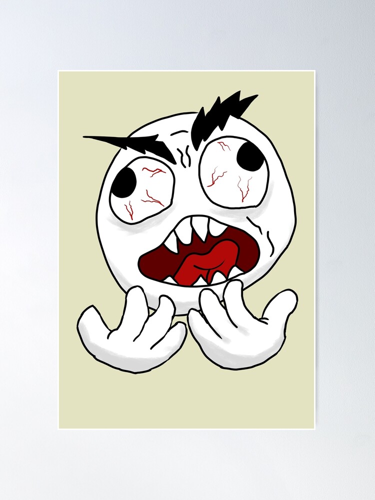 U Mad Bro? Problem Troll Rage Face Comic Meme - Rageface - Posters and Art  Prints