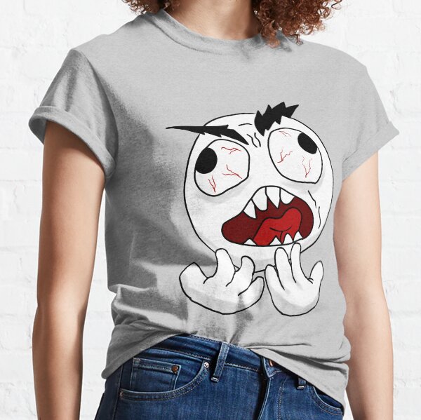 Roblox T-shirt Internet Troll Rage Comic Trollface PNG, Clipart