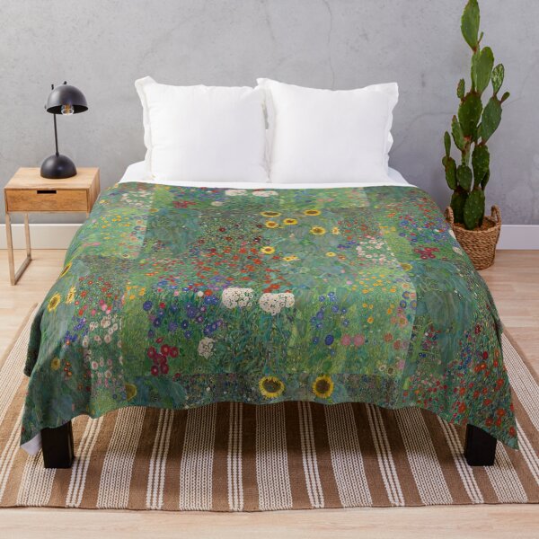 Item preview, arm Garden with Sunflowers Gustav Klimt designed and sold by PuzzleWuzzle.