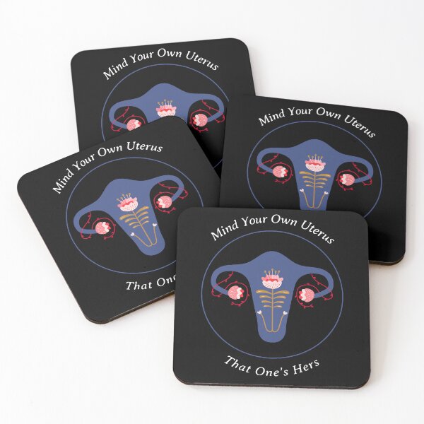 Item preview, Mind Your Own Uterus - Blue designed and sold by TheOtherDesign.