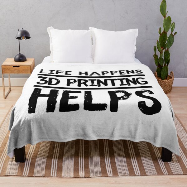 Item preview, Life Happens 3D Printing Helps designed and sold by Printint.