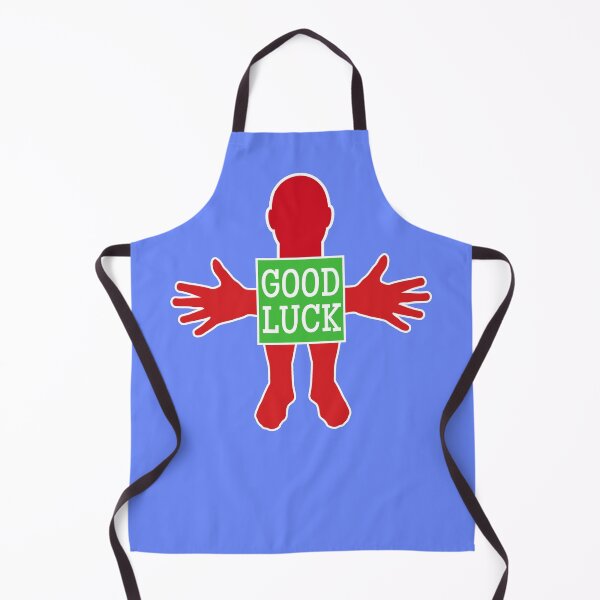 Item preview, Human figure - GOOD LUCK - Red and light green colors - Slab font designed and sold by RainbowWordLand.
