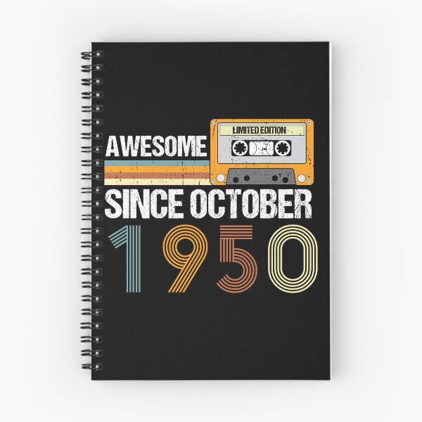 Item preview, Awesome Since October 1950 | 72th Birthday Gifts | 72 Years Old Gifts designed and sold by AMINE  ★★★★★.