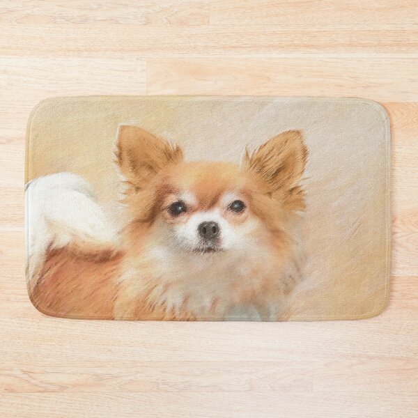 Item preview, Chihuahua Long-Haired Painting - Cute Original Dog Art designed and sold by alpendesigns.