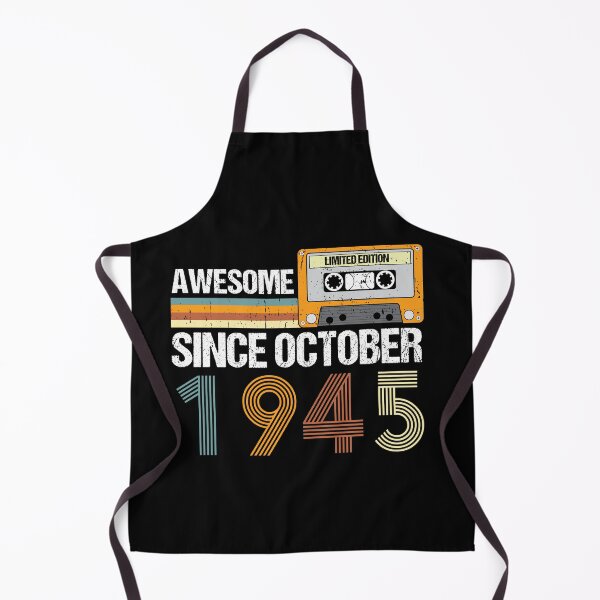 Item preview, Awesome Since October 1945 | 77th Birthday Gifts | 77 Years Old Gifts designed and sold by AMINE  ★★★★★.