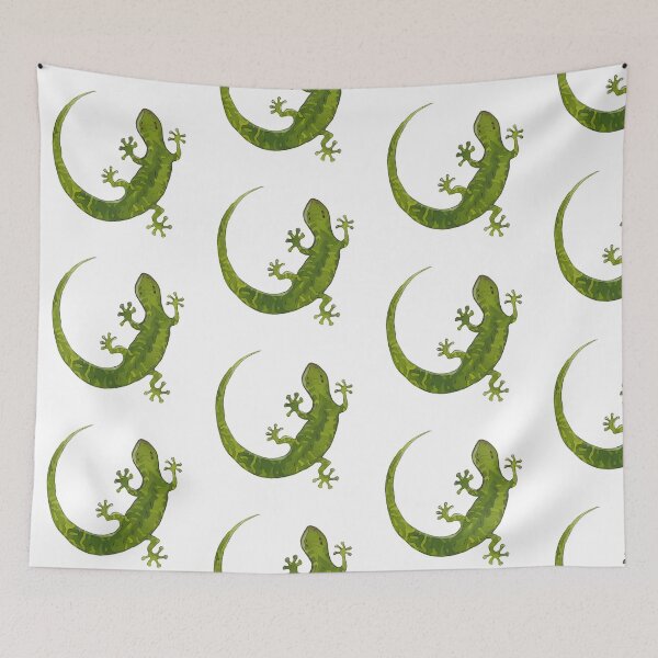 Item preview, Green Gecko in a circular pattern - WelshDesigns designed and sold by welshdesigns.