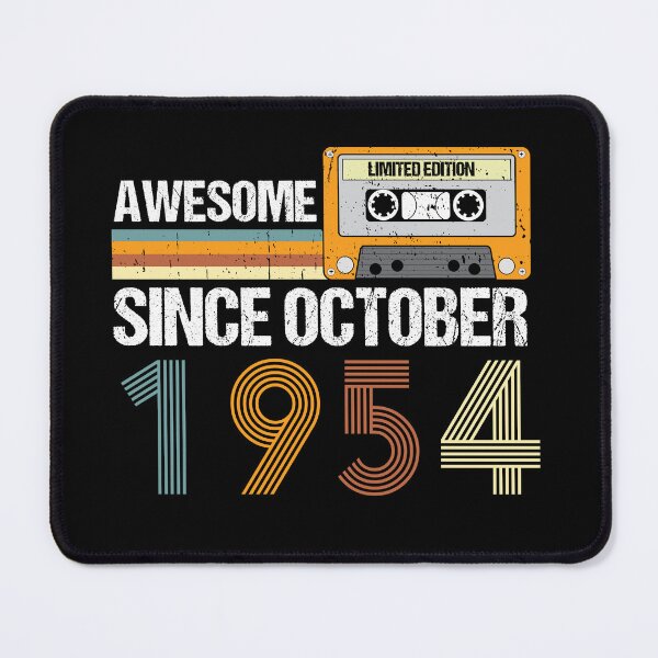 Item preview, Awesome Since October 1954 | 68th Birthday Gifts | 68 Years Old Gifts designed and sold by AMINE  ★★★★★.