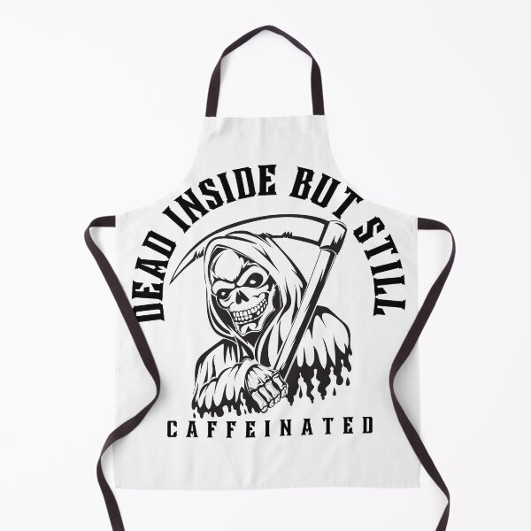 Item preview, dead inside but still caffeinated designed and sold by Soofingscapes.