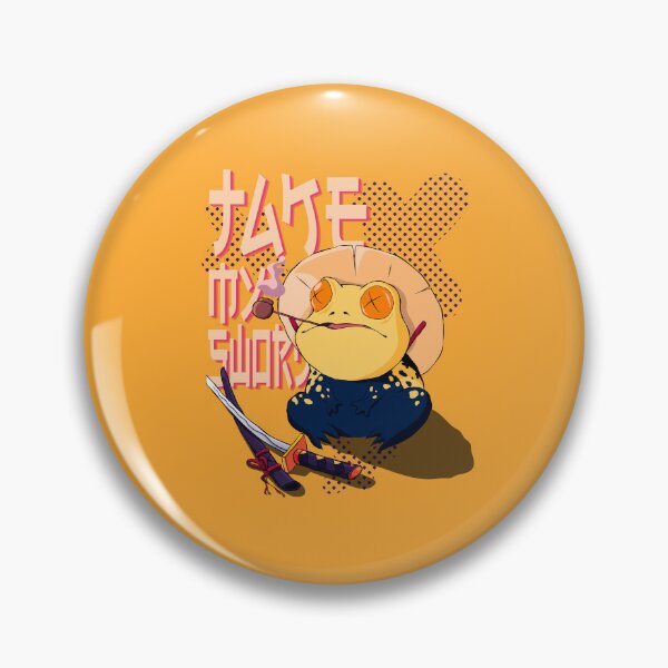 Item preview, Take my sword - Samurai Frog designed and sold by nocturnalshop.