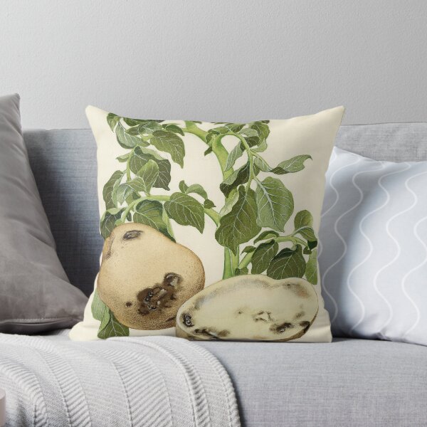 Bacterial Wilt of Potato Throw Pillow
