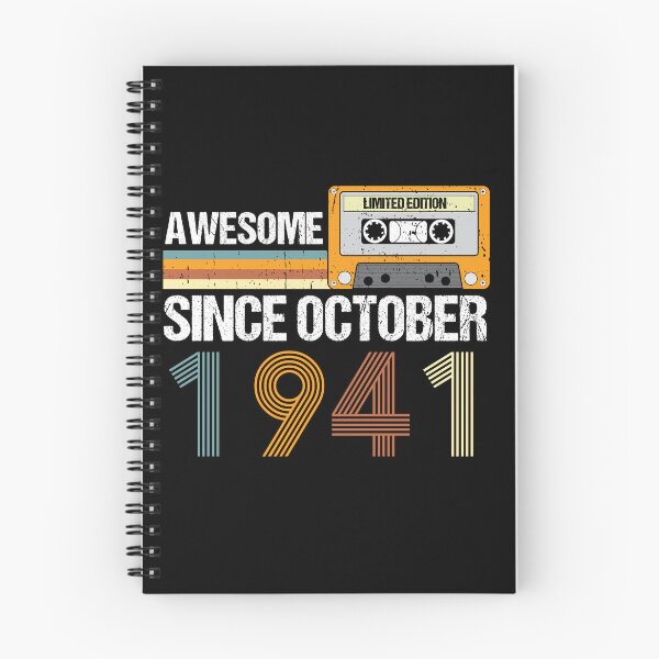Item preview, Awesome Since October 1941 | 81th Birthday Gifts | 81 Years Old Gifts designed and sold by AMINE  ★★★★★.