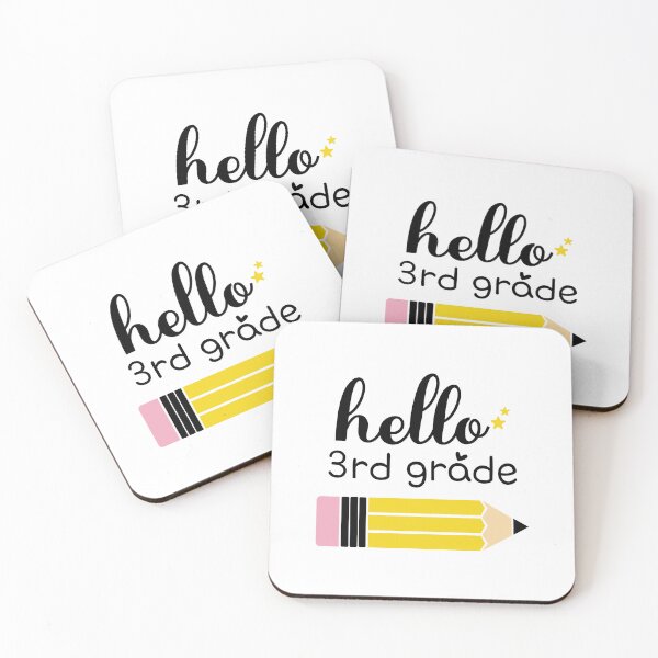 Item preview, Hello 3rd grade, Back to School, First day of School designed and sold by BlueDiamond-19.
