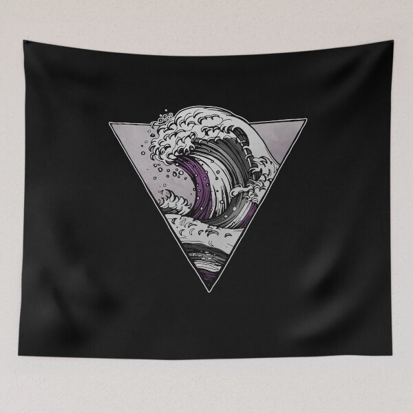 Item preview, Asexual LGBT Wave designed and sold by Clara Hollins.
