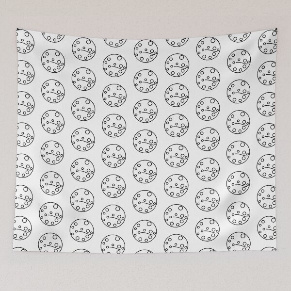Item preview, Planet Mars Pattern (BLACK DESIGN) designed and sold by EleannaInSpace.