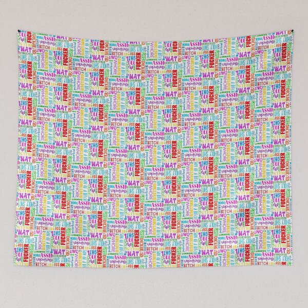 Item preview, Colorful Profanities designed and sold by KrisInStitches.