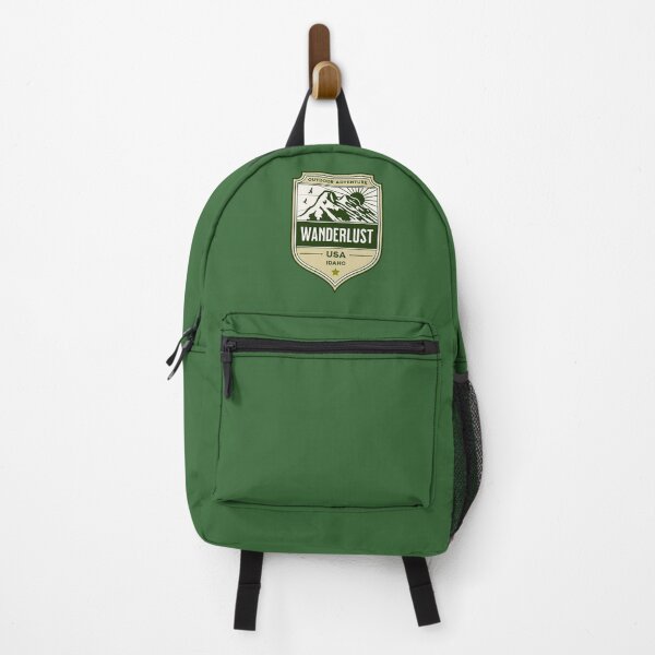 Item preview, WanderLust Camping hiking Idaho designed and sold by CattlettArt.